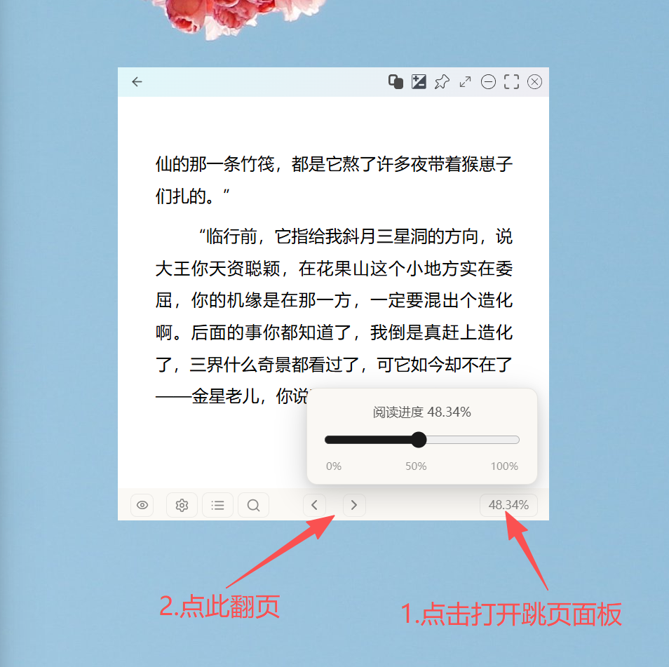 阅读设置演示